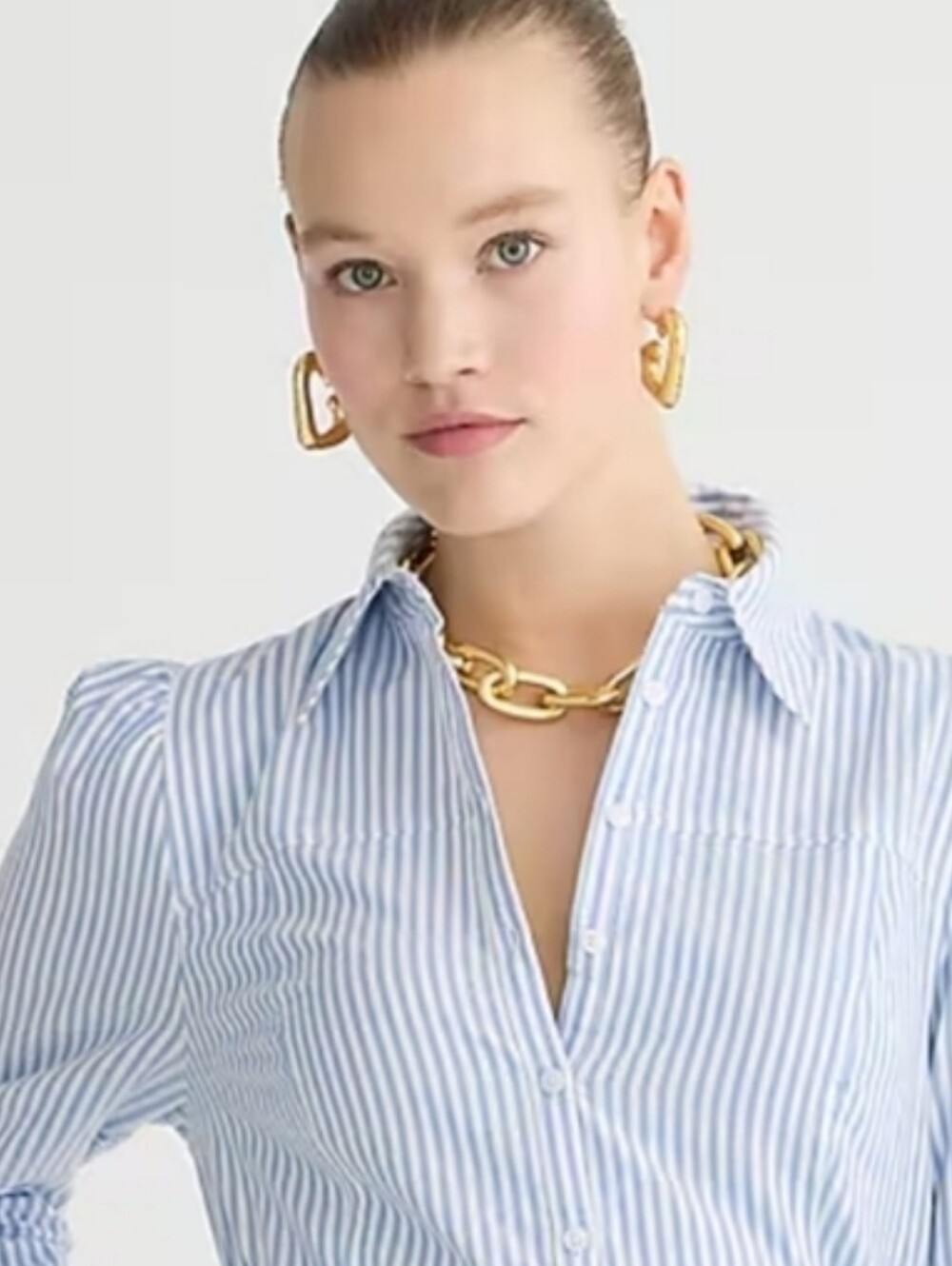 Jcrew Heart Hoop Earrings